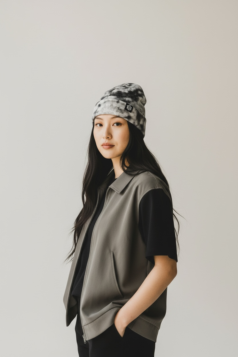 C4 Beanie - White Storm